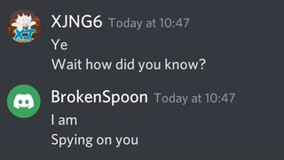 Some pervert tries to spy on me
