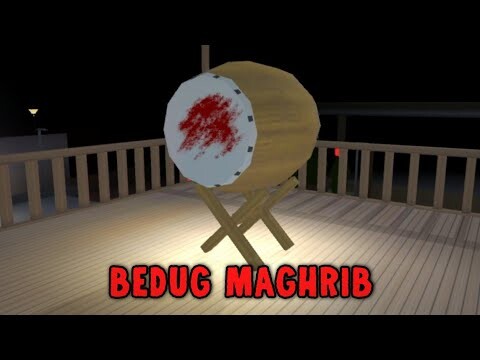 BEDUG MAGHRIB || HORROR MOVIE SAKURA SCHOOL SIMULATOR