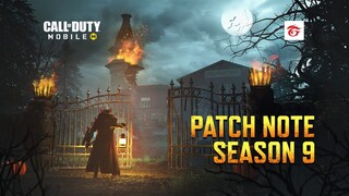 *NEW* SEASON 9 PATCH NOTES | MX9 NERF | NEW CONTENTS FOR ZOMBIE MODE