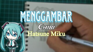 Menggambar Chibi Hatsune Miku Dengan Cara Sederhana