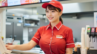 Iklan restoran burger yang dihasilkan AI