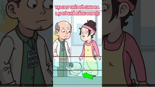 Tại sao trẻ mới sinh ra lại có khả năng bơi lội? #shorts #trithucplus  #trithuc