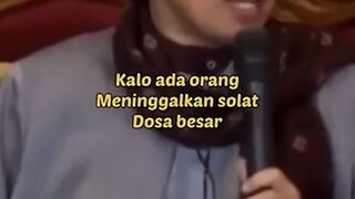 hukum meninggal solat