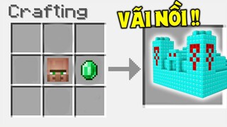 THỬ THÁCH SINH TỒN VÀ TRAO ĐỔI CÔNG TRÌNH CỰC VIP VỚI DÂN LÀNG !! *DÂN LÀNG = KIM TỰ THÁP KIM CƯƠNG*