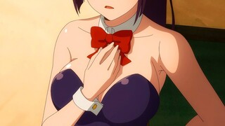 She asked me to unbutton the bunny costume, deliberately exposing herself in front