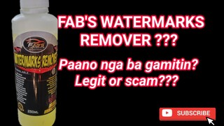 Fabs watermarks remover review