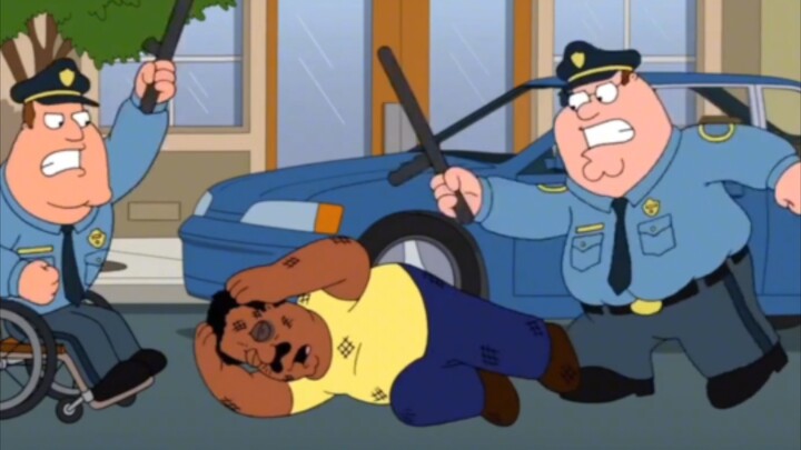 Family Guy: แบล็คกี้เศร้ามาก เขาเผชิญกับการเหยียดเชื้อชาติ และถูกตำรวจทุบตีแบบคู่ผสม