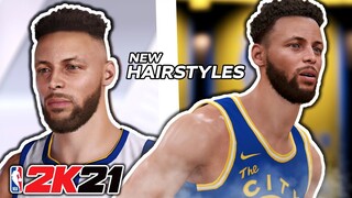 10 Player Hairstyles UPDATED NBA 2K21 Patch 8 (Before vs After)