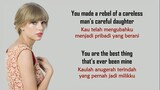 Taylor Swift - Mine (Taylor's Version) | Lirik Terjemahan Indonesia