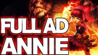 Full AD Annie Solo Baron! League OF Legends Crazy build !