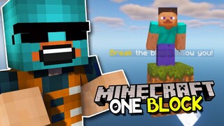TAKSIL KA BOYET -MINECRAFT ONE BLOCK | (Minecraft Tagalog)