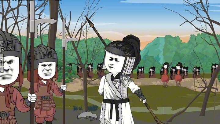 Qin Emperor Ziying surrendered, Xia Ren conquered Han Xin