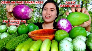 MUKBANG LALAPAN MENTAH PORSI JUMBO TANPA NASI#mukbang#lalapanmentah#vegetarian