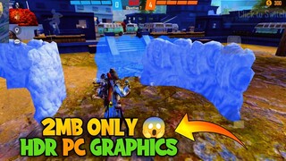 Fix lag Free Fire Config Hdr Pc Graphics In Mobile 2mb only 😱All Map 120Fps No Grass!#1ontrending