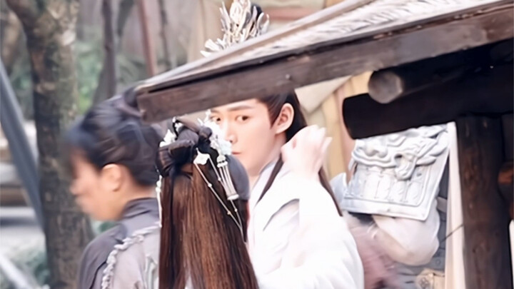 How could Heaven itself be helping me fix my hair! It’s really helping me…