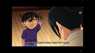 Sonoko teases Conan for seeing Ran naked