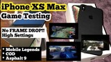 iPhone XS Max Game Test - Mobile Legends, CoD and Asphalt 9 (High Settings - No Frame Drop)