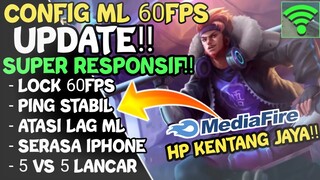 New! Config Ml Anti Lag Lock 60Fps - Super Responsif Ping Stabil - Cara Atasi Lag Pada Ml