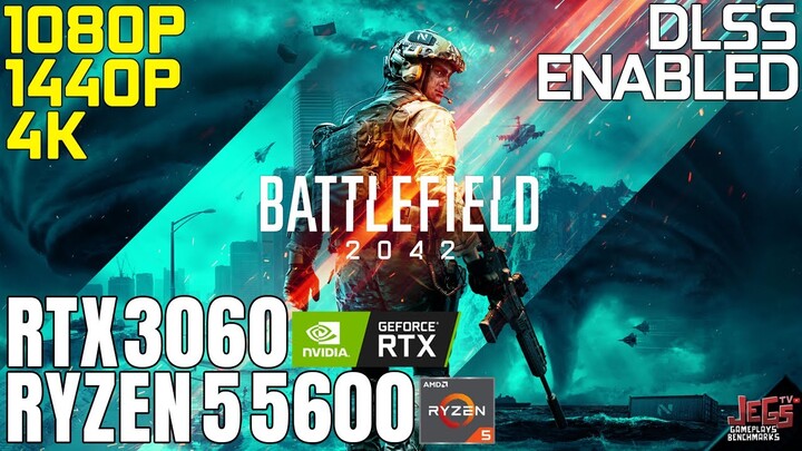 Battlefield 2042 | Ryzen 5 5600 + RTX 3060 | 1080p, 1440p, 4K benchmarks!