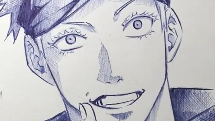 Drawing gojo satoru