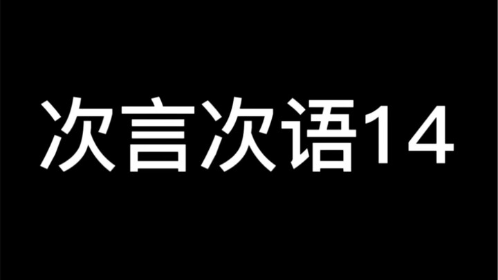 【SEVENTEEN】次言次语（14）