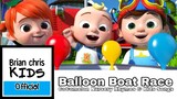 Balloon Boat Race | CoComelon Nursery Rhymes & Kids Songs