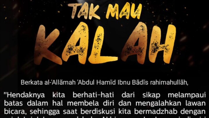 tak mau kalah