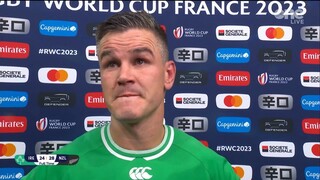 An emotional Johnny Sexton after his rugby career ends in heartbreak
