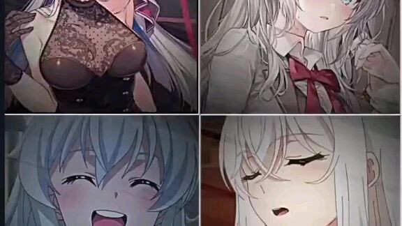 Waifu white hair anti gagal