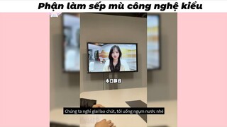 Sếp mù công nghệ kiểu :" chỉ là trò đùa cho lũ nhân viên " #funny #haihuoc