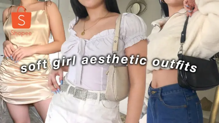 AESTHETIC SOFTIE GIRL SHOPEE HAUL (aesthetic bags, clothes, & accessories!) | Cheska Dionisio