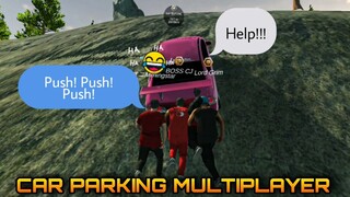 Stanced.mp4 in #carparkingmultiplayer | Helping a stanced car to go uphill