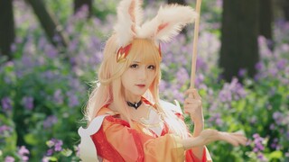 【红叶最多情，一舞寄相思】公孙离原皮肤cos来啦！