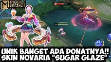 UNIK BANGET ADA DONATNYA!! REVIEW SKIN STARLIGHT NOVARIA "SUGAR GLAZE" | MOBILE LEGENDS BANG BANG