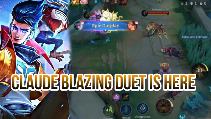 CLAUDE BLAZING DUET IS HERE