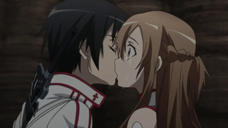 First kiss คิริโตะ อาสึนะ SAO Moment