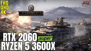 World of Tanks | Ryzen 5 3600x + RTX 2060 Super | 1080p, 1440p, 2160p benchmarks!