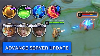 NEW LAYLA STUN AND NERFED JOY AND WANWAN IN NEW ADVANCED SERVER UPDATE