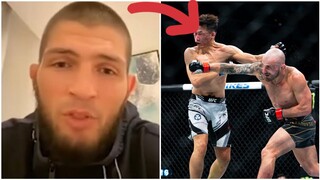 FIGHTERS REACT TO VOLKANOVSKI VS THE KOREAN ZOMBIE UFC 273