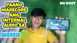 PAANO MARECORD ANG INTERNAL AUDIO SA ANDROID