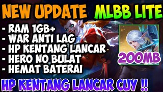 Update !! Data Ori MLBB | ML Lite  200MB Khusus Hp Kentang | No Patah Patah Mobile legends