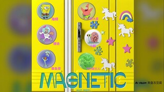 [Boy Group AI Bikini Bottom] "Magnetic" (penyanyi asli: ILLIT, feat. Sandy dan Xiaowo)