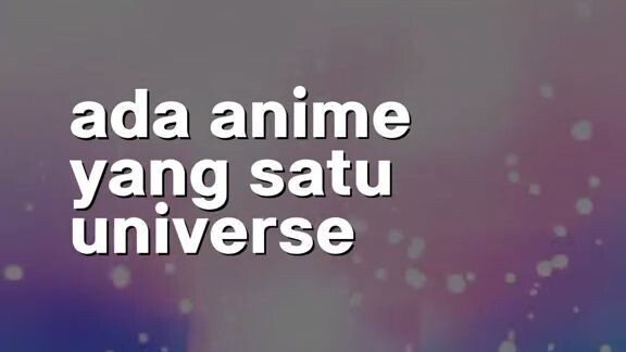 Udah pada tau anime ini belom? 😬