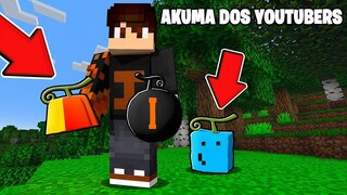 CRIEI AS AKUMA NO MI dos YOUTUBERS no ONE PIECE 𝗡𝗢 Minecraft Pixelmon ‹ Ine ›