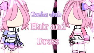 💫Hair and dress ideas💫 gacha club ||lazy||