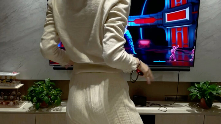 Just dance舞力全开继续打卡！（想试一个新角度呢 好像失败了 明天再换个角度）