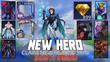 CLAIM NEW HERO - CLAIM FREE SKIN - CLAIM PROMO DIAMOND | ALL FREE 😍| Mobile Legends #WhatsNEXT Ep.66