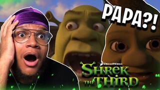 IS IT BAD????  *FIRST TIME WATCHING* Shrek The Third REACTION!