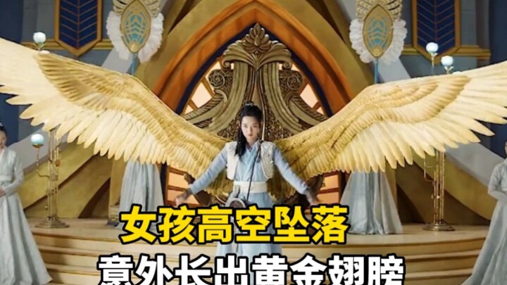 Girl Plummets from Great Height, Unexpectedly Grows Golden Wings, and Soars to the Pinnacle of Life