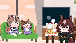 [สู้เพื่อฝันดาวสาวเดอร์บี้たぬき] ลุงซีเรียสที่ดูแลลูกๆแทนประธานาธิบดี